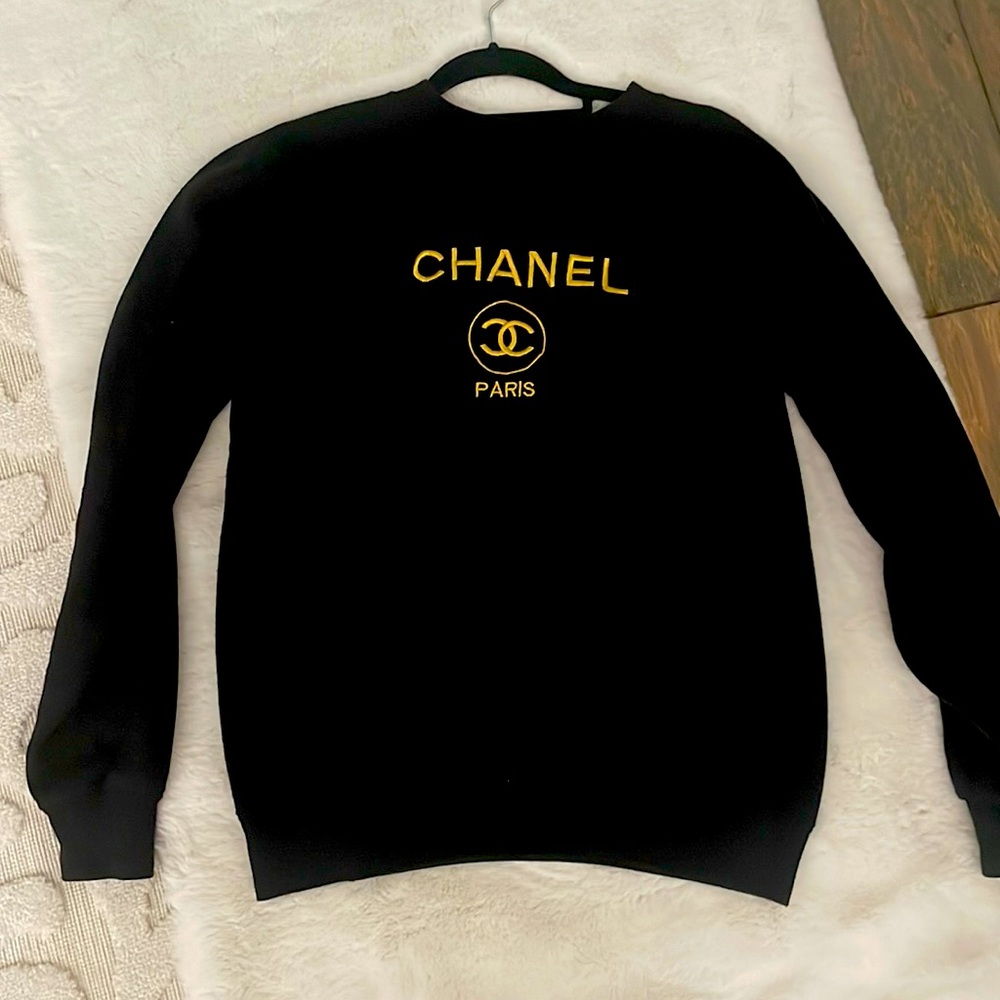 COPY - Chanel black cotton sweatshirt